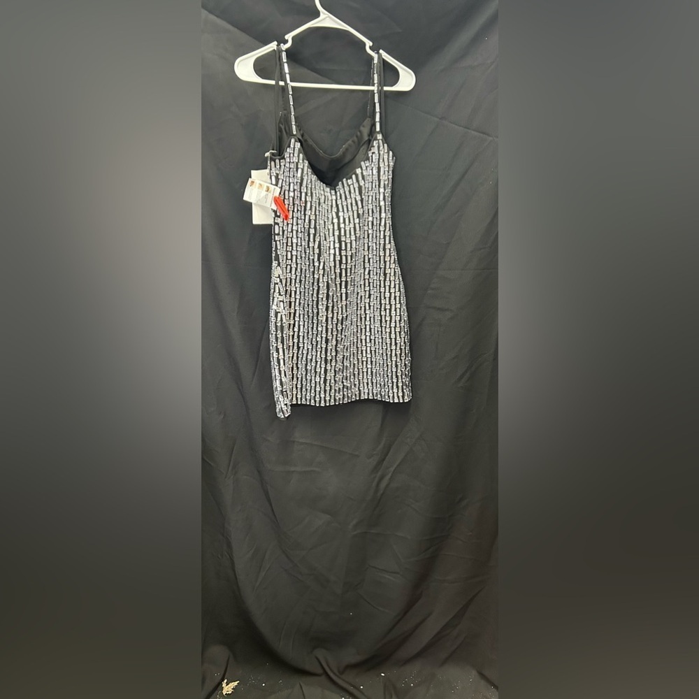 MAC DUGGAL 10782 NWT Beaded Tank Mini Dress - Picture 5 of 6